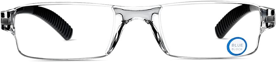 DOOViC 5 Pack One-Piece Design Reading Glasses Lightweight Blue Light Blocking Computer Readers Anti Eyestrain/UV/Dryness - Image 8