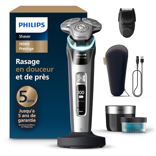 Philips Rasoir i9000 Prestige le rasoir électrique sec et humide pour votre routine