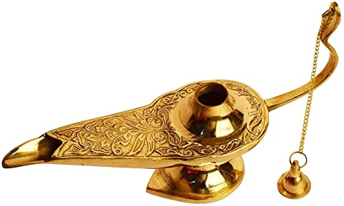 Aladdin Genie Lampes brûle-encens en laiton Cover