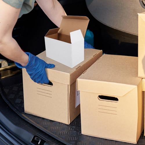 Caja de cartón corrugado resistente con divisiones protectoras SOLUSTRE para embalaje seguro 6