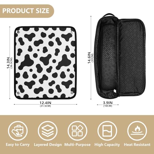 Bolsa de viaje para herramientas de cabello con estera resistente al calor miniatura 4