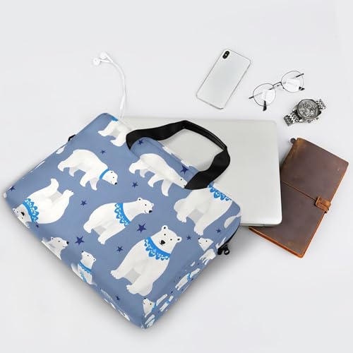 Maletín para portátil ALAZA con diseño oso polar miniatura 7