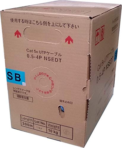 日本製線 Cat5e LANケーブル NSEDT 0.5mm-4P 300m