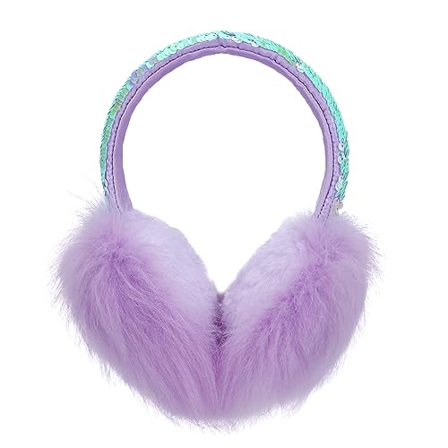 Womens Girls Winter Outdoor Furry Ear Warmers Warm Fluffy Ear Muffs Cute Faux Fur Earmuff for Boys Girls2
