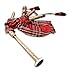 McWilliams Mini Miniature Bagpipe, Bagpipe for Beginners Playable Toy Gift (ROYAL STEWART)