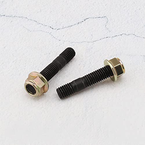 eMagTech 8 Sätze Abgaskrümmer-Stehbolzensatz M8 x 45 mm, kompatibel mit Nissan, perfekter Ersatz