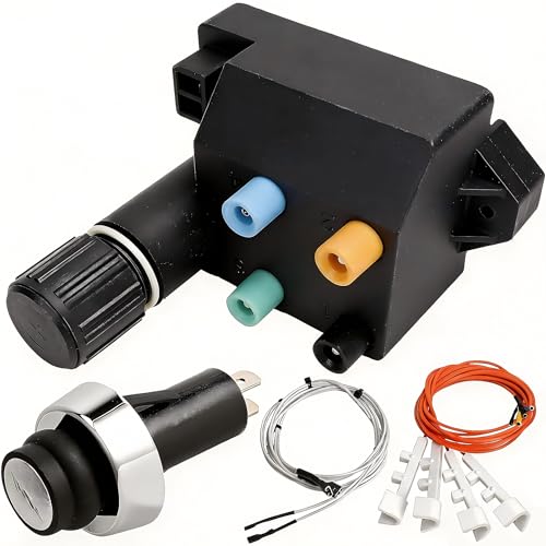 Image of SafBbcue 66355 Grill Igniter Kit for Weber Genesis II 410 /210 Gas Grills (2017 & Newer) - Replacement for E410, SE410, LX410, E210, Ignition Kit for Backyard BBQ Parties