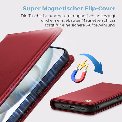 Étui housse protection RFID cuir PU premium pour iPhone 15 antichoc