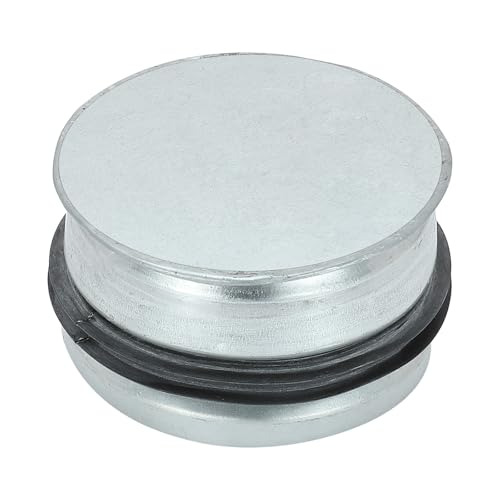 PATIKIL Tapa De Tee Metálica De 3 Pulgadas Tapa Final De Conducto De Acero Galvanizado Cubierta De Ventilación Seca Tapón De Tee Para Sellado De Conductos Con Junta De Goma