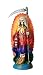 Pacific Giftware Santa Muerte Saint of Holy Death Standing Religious Statue 7.25 Inch Rainbow Tunic Seven Powers Santisima Muerte Sculpture