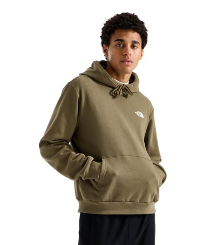 Image of THE NORTH FACE Men's Evolution Box NSE Hoodie | Sweatshirt With 2 Piece Hood, Adjustable Drawcord, Kangaroo Hand Pocket