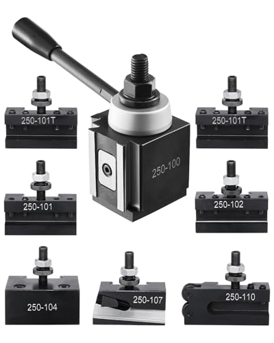 VEVOR Quick Change Tool Post Set, 8 Pcs, Includes Lathe...