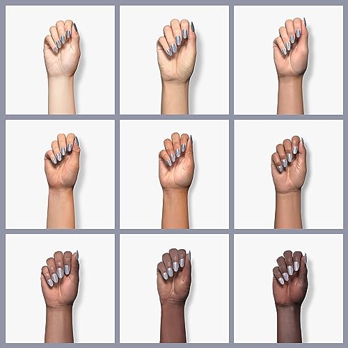 Image of Beetles Grey Gel Nail Polish, 15ml Summer Blue Gel Polish Soak Off UV LED Nail Lamp Nail Art Manicure Salon DIY Home 0.5Oz Nail Polish for Women