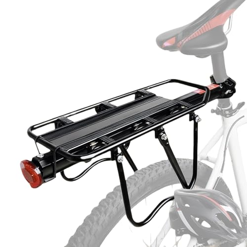 Porte-bagages de vélo robuste extensible et support cargaison pour voyage à vélo
