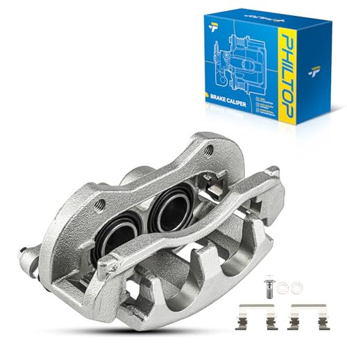 Image of PHILTOP Brake Caliper Front Right Compatible with 2006-2013 Chevrolet Impala, 2006-2011 Buick Lucerne, 2014-2016 Chevrolet Impala Limited, 2006-2007 Chevrolet Monte Carlo, 18-B4989