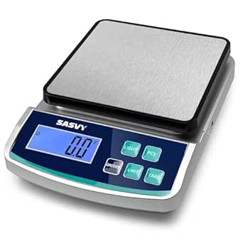 Digital Lab Scale 5000g x 0.1g Electronic Scientific Balance for Laboratory Jewelry Kitchen