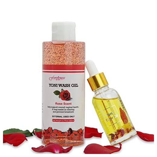 forvirness Feminine Wash & Natural Yoni Oil Set, Vaginal Wash with Cleaning Factor - Remove Odor, pH Balance for Women, Gynecologist Tested Yoni Wash, 1 fl.oz Feminine Oil & 6.7 fl.oz Intimate Wash