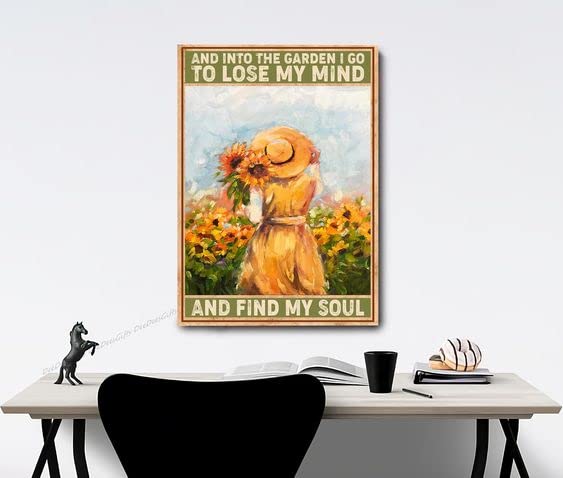 Cartello Da Giardino MOLESS - Into The Garden Lose My Mind - Metallo