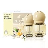 Carori Cute Car Air Freshener 2 Pack, Lightbulb-Shaped Car Fresheners, Automotive Vent Clip, Long Lasting Scent, Essential Oils, Cute Car Accessories for Women, Vanilla Scent
