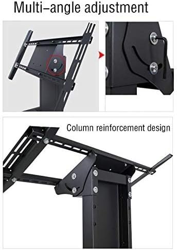 Soporte móvil para TV, altura ajustable, con ruedas miniatura 2