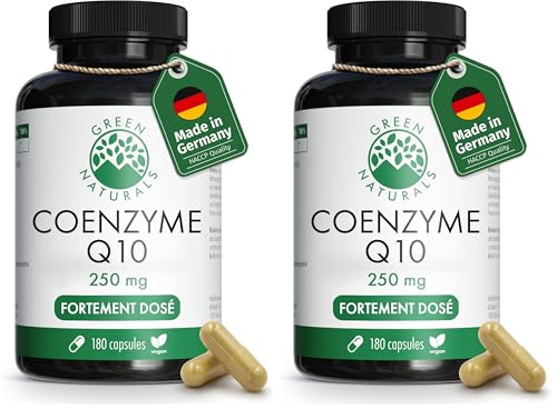 Coenzyme Q10 250 mg vitalité au quotidien cure 6 mois gélules végétaliennes