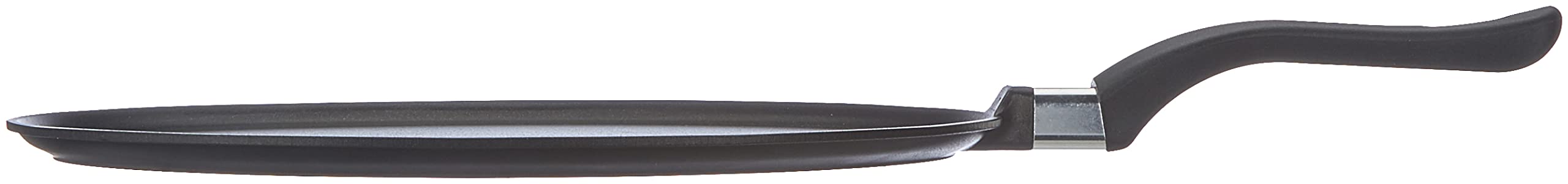 Home Granchef Sartén para Crepes Antiadherente con Mango, Aluminio, Negro, 32 cm