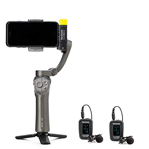 Image of Saramonic Advanced 2.4GHz 2-Person Wireless Clip-On Microphone System with Lavaliers & Lightning Receiver for Apple iPhone & iPad (BLINK500PROB4)