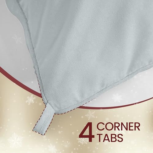 Image of Utopia Bedding Comforters 220 x 240 Size, All Season Duvet Insert, Down Alternative Box Stitched Bed Comforter with Corner Tabs, Machine Washable (Light Grey)