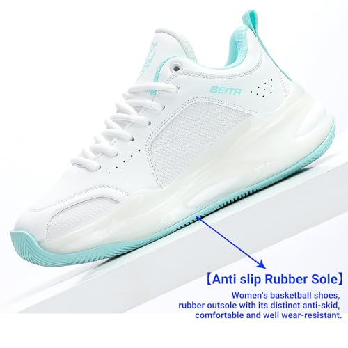 Image of Beita Basketball Shoes for Women High Upper Volleyball Shoes Fashion Sneakers Breathable Sports Shoes Anti Slip