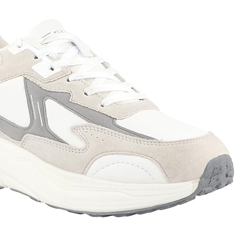 Image of FUEL Nava-06 Men's Lightweight & Durable Trendy Sports Shoes with Anti-Skid Sole for Everyday Comfort (White)