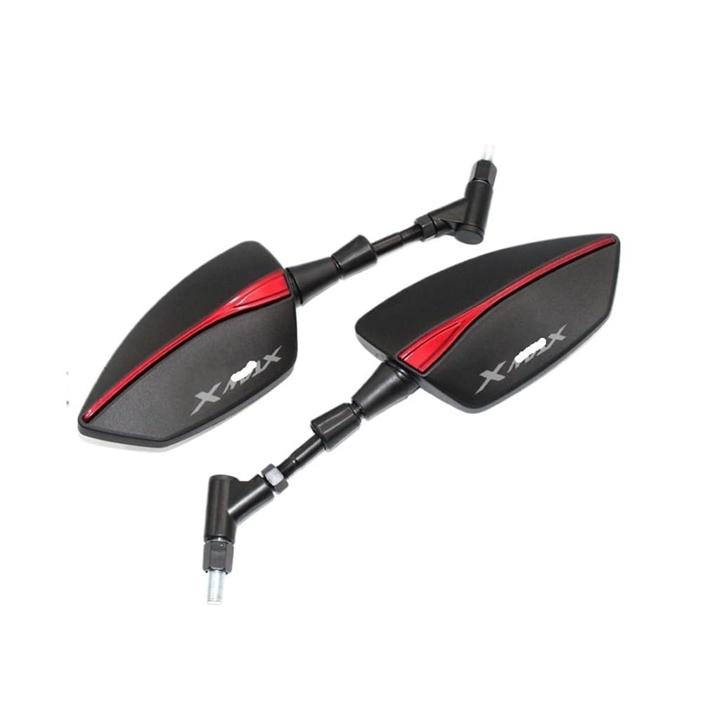 For Yamaha XMAX 300 400 125 250 2017 2018 2019 Motorcycle Side Mirror Black Plastic Rearview Mirror Motorbike Accessories - 201355758 - View #9