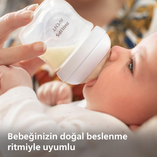 Philips Avent Doğal Tepkili Biberon, 260 ml,3-6 Am Biberon Emziği SCY903/01 - Görsel 5