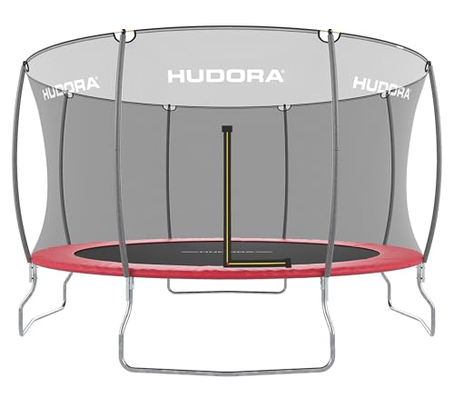 HUDORA Trampolin Fantastic in versch. Größen - Gartentrampolin mit Sicherheitsnetz - Sporttrampolin für bis zu 100kg - Familien-Trampolin mit extra breiter Randabdeckung für Kinder & Erwachsene