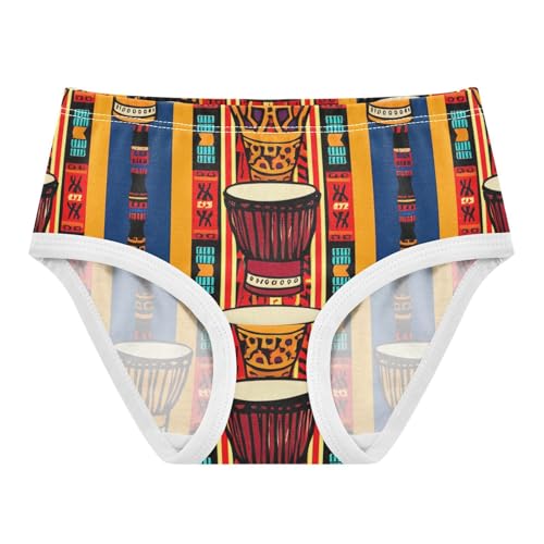 Vibrant African Tribal Toddler Girls Underwear 2t Cotton Little Girl Panties Fun Undies Kids Briefs