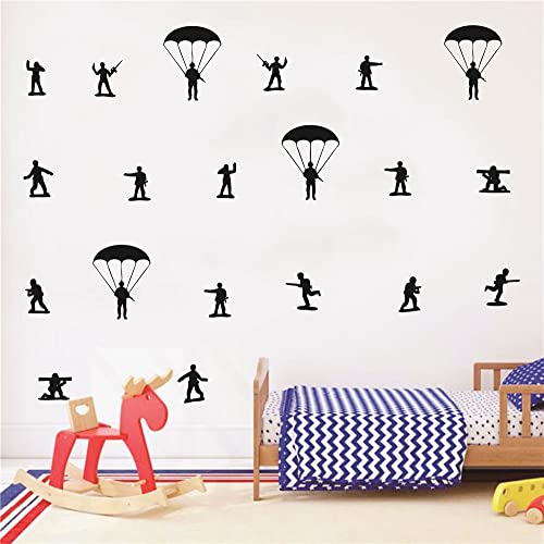 Vinilos decorativos soldados para habitación juvenil miniatura 2