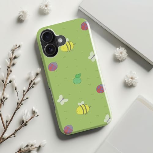 MERRO for iPhone 16 Plus Case, Cute Preppy Flower, MagSafe Compatible - image 7