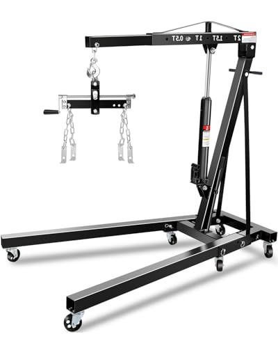Garvee 2 Ton Engine Hoist Cherry Picker with Lever, 4400 Lbs...