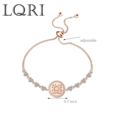 LQRI Coast Guard Bracelet Gift Military Jewelry Deployment Gift Guard Team3