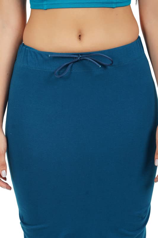 Image of Lycra Blend Cotton Saree Shapewear Petticoat for Women and Girls, Skirts Shapewear Dress for Saree
