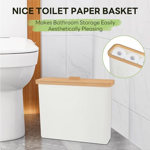 Cesta de papel higiénico de bambú con 50% de descuento