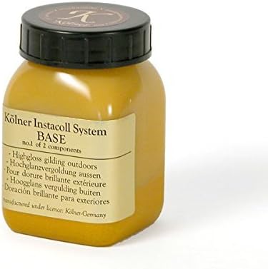 Kolner Instacoll Base Yellow for Use With Genuine or Imitation Gold Leaf 100ml by Kolner