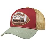 Snapback Stetson College Football Trucker Cap Basecap Baseballcap Truckercap Meshcap Herren - Snapback, mit Schirm, Futter, Futter Frühling-Sommer Herbst-Winter - One Size rot