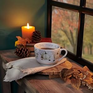 Primitives by kathy i love fall mug white 118255  urban country home decor