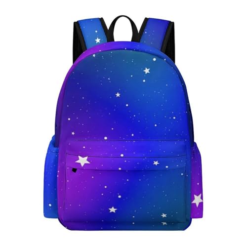 Sac à dos galaxie pour ordinateur portable, idéal pour aller en cours