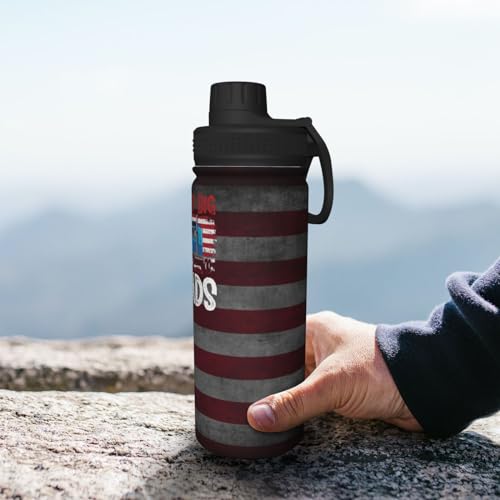 Qauirfe I Drop Big Loads Big Rig Semi Trailer Truck Driver Stainless Steel Insulated Water Bottle: 18oz, Leak-Proof, Hot & Cold, Eco-Friendly - Image 13