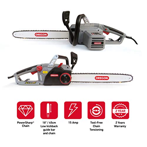 BEST Oregon CS1500 18 in. 15 Amp SelfSharpening Corded Electric