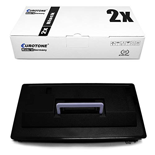 Eurotone Toner pour Kyocera TASKalfa 3010 3011 i TK-7105 TK7105 Noir Set x2