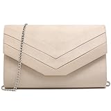 Dasein Women's Evening Bags Formal Party Clutches Wedding Purses Cocktail Prom Handbags (2-Nude)