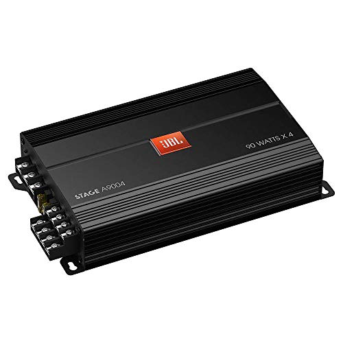 Image of JBL Stage A9004-4 Channels Amplifier, Peak Power 880W, 440W RMS with Full On-Board Protection.Suitable to Connect Speakers,Tube Subwoofer, Subwoofers, Control-Gain,Frequency,Input Level, Bass EQ