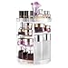 Rotating Makeup Organizer,chfine Large Capacity Detachable Cosmetics Organizer with 4 Layers，360 Degree Spinning Makeup Organizer for Skin Care Products Makeup Sets（Crystal Clear）